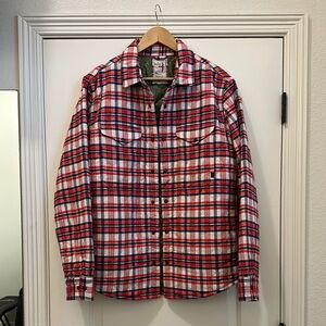 Relwen Quilted Flannel Shirt Jacket